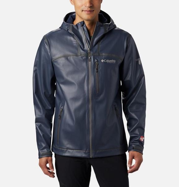 Columbia OutDry Softshell Jacket Navy For Men's NZ83250 New Zealand